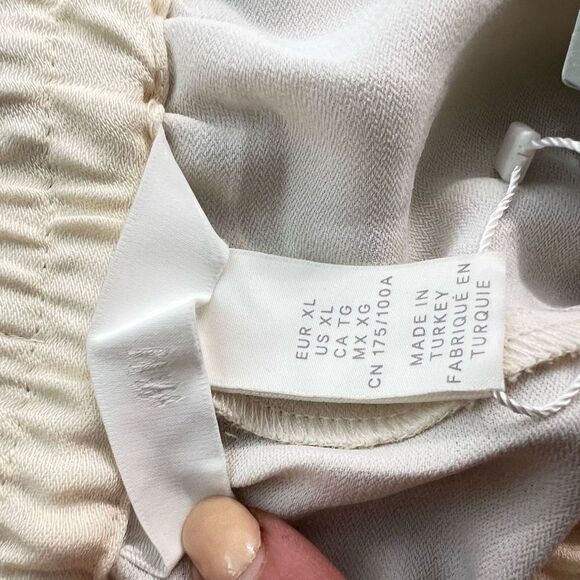 🔥🔥5 for $25🔥🔥 H&M NWT Women's Elastic Waist Drawstring Tapered pants Size XL - Picture 8 of 9